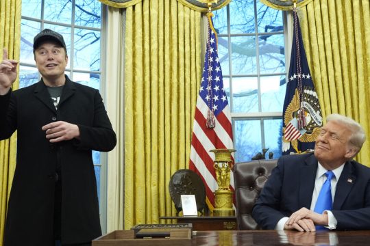 elon musk - donald trump